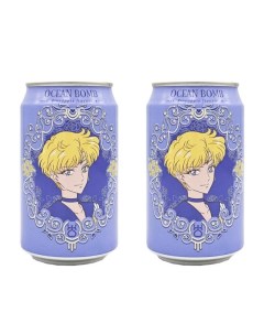 Напиток газированный Ананас Sailor Moon 2 шт по 330 мл Ocean bomb