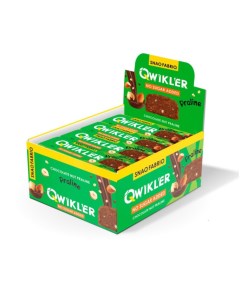 Глазированный батончик Qwikler шоколадное пралине 30 шт по 35 гр Snaq fabriq