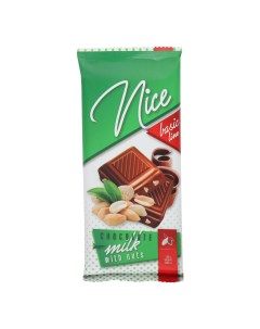 Шоколад Nice молочный с арахисом 80 г Chocoyoco