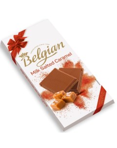Шоколад Tradition молочный с солёной карамелью 100 г Belgian