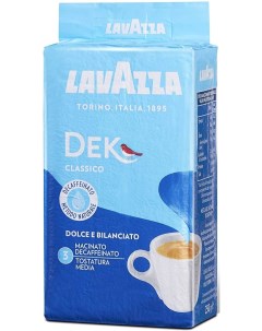 Кофе молотый Dek Caffe Decaffeinato 250гр Италия Lavazza