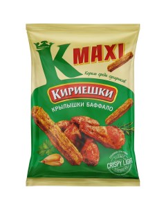 Сухарики Maxi со вкусом крылышек баффало 60 г Кириешки