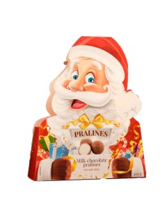 Конфеты шоколадные Санта Клаус с пралине 100 г Baron