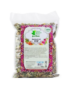Чай травяной 27 Для бани 100 г Чайные традиции крыма