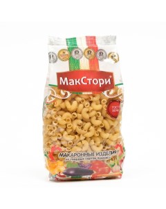 Макаронные изделия рожки рифленные 400 г 7 штук Макстори