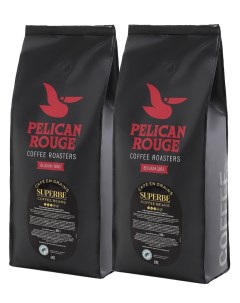 Кофе в зернах SUPERBE набор из 2 шт по 1 кг Pelican rouge