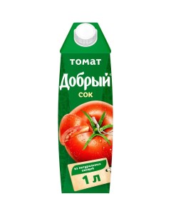 Сок Добрый томатный 1 л 2шт Coca-cola