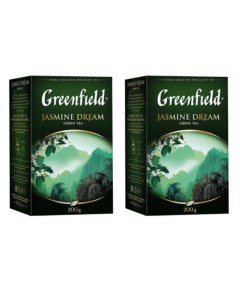 Чай зеленый Jasmine Dream 2 упаковки по 200 г Greenfield