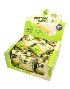 Протеиновое печенье Protein Cake упаковка 24шт по 70г Груша ваниль Fit kit
