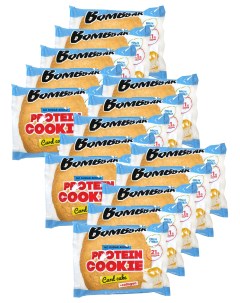 Протеиновое печенье без сахара 15x60г Творожный кекс Bombbar