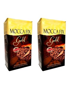 Молотый кофе Gold арабика с добавкой робуста 2 шт х 500 г Mocca fix