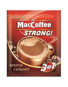Кофейный напиток MacCoffe strong 3в1 растворимый крепкий 16 г 5 штук Maccoffee