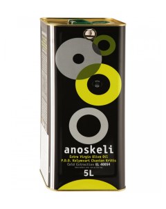 Масло оливковое нерафинированное высшего качества 5л ж б 81 0012 Anoskeli