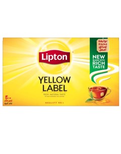 Черный чай 100 пакетиков по 2 г Lipton