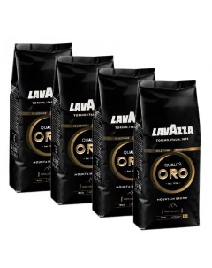 Кофе в зернах Qualita Oro Mountain Grown 100 Арабика 250 г х 4 шт Lavazza