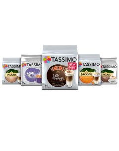 Набор Кофе с молоком кофе в капсулах 5 упаковок Tassimo