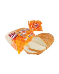 Хлеб Батон Нарезной нарезанный 240 г Хлебозавод №22