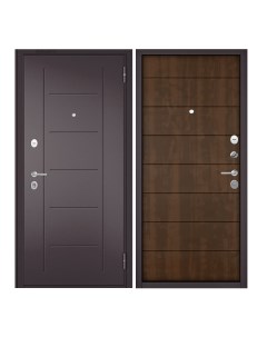 Дверь входная Mastino для квартиры металлическая Family Eco 860х2050 правый коричневый Mastino стальные двери