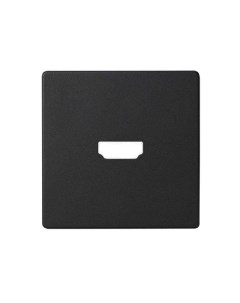 Накладка S82 Concept Матовый черный Накладка для розетки HDMI Simon