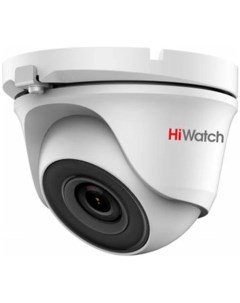 Камера видеонаблюдения аналоговая DS T203 B 1080p 2 8 мм белый ds t203 b Hiwatch