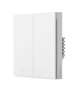 Умный выключатель Smart Wall Switch H1 EU двухклавишный белый ws euk04 Aqara