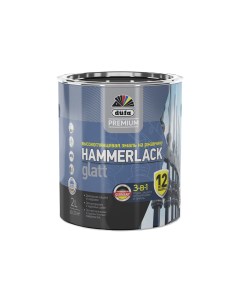 Эмаль Dufa Hammerlack Premium 2 5 л на ржавчину гладкая МП00 010433 Uni-fitt