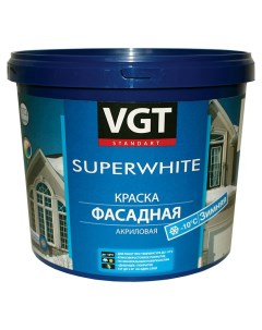 Краска фасадная для работ при отрицательных температурах Superwhite Вд Ак 1180 Вгт