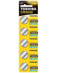 Батарейка 00152703 Тип CR2032 Кол во в уп 5шт Toshiba