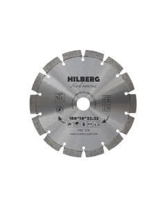 Диск алмазный отрезной Hard Materials Лазер 180х22 2 мм HM104 Hilberg