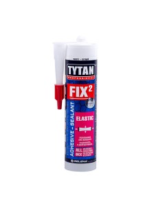 Клей герметик fix elastic белый 290 мл professional Tytan