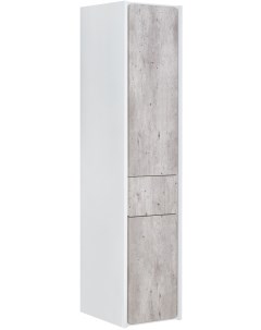 Шкаф пенал Ronda ZRU9303006 R белый глянец бетон правый Roca