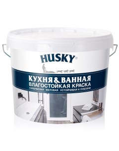 Краска Super Paint Кухня Ванная база A 9 л Husky