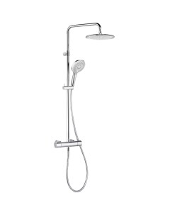Душевая система Freshline Dual Shower System 6709205 00 с термостатом Kludi