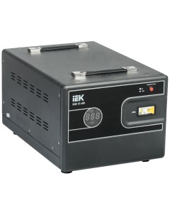 Стабилизатор напряжения Hub 10кВА однофазный черный IVS21 1 010 13 Iek