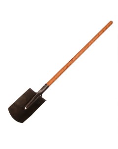 Лопата штыковая прямоугольная L 139 см с деревянным черенком МИКС Greengo