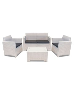 Италия Комплект мебели NEBRASKA 2 Set диван 2 кресла и стол белый Bica