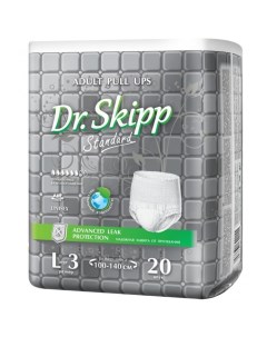 Standard Трусы подгузники для взрослых L 100 140 см Dr.skipp