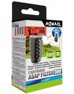 Сменный фильтрующий картридж для внутреннего фильтра для ASAP 300 уголь 24 г Aquael