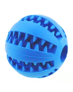 Мяч для чистки зубов и кормушка голубой PF BALL 01 Pets & friends