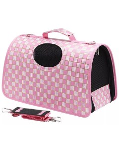 Сумка переноска для кошек и собак 18x36x24см розовый Lilli pet