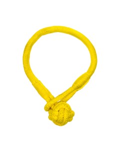 Игрушка для собак Tough Tug Knot жевательный канат с ароматом курицы желтый Playology