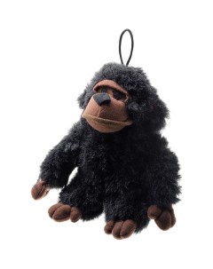 Мягкая игрушка для собак Шимпанзе черный коричневый длина 13 см Multipet