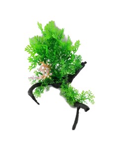 Искусственное аквариумное растение с корягой 00112869 12х10 см Ripoma
