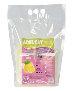 Впитывающий наполнитель силикагелевый лимон 3 2 л Adel cat