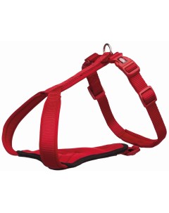 Шлейка для собак Premium Y harness M S нейлон пластик красный 50 60 см 15 мм Trixie