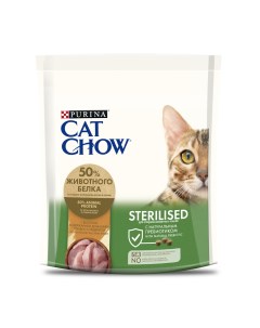 Сухой корм для кошек Sterilised индейка домашняя птица 0 4 кг Cat chow