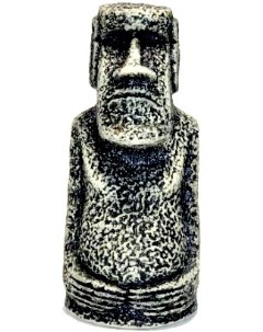 Декорация для аквариума для террариума статуя Моаи средний 6 5х5 5х13 5 см Орел керамика