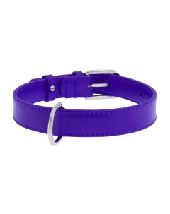 Ошейник для собак Collar Glamour без украшений фиолетовый 25мм х 38 49см Waudog