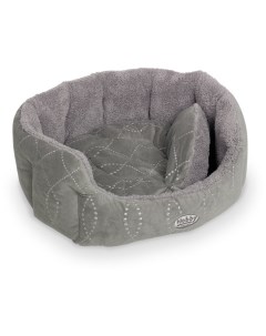 Лежанка для кошки собаки текстиль 50x55x21см серый Nobby