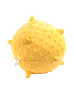 Игрушка для щенков Puppy Sensory сенсорный плюшевый мяч курица желтый 15 см Playology